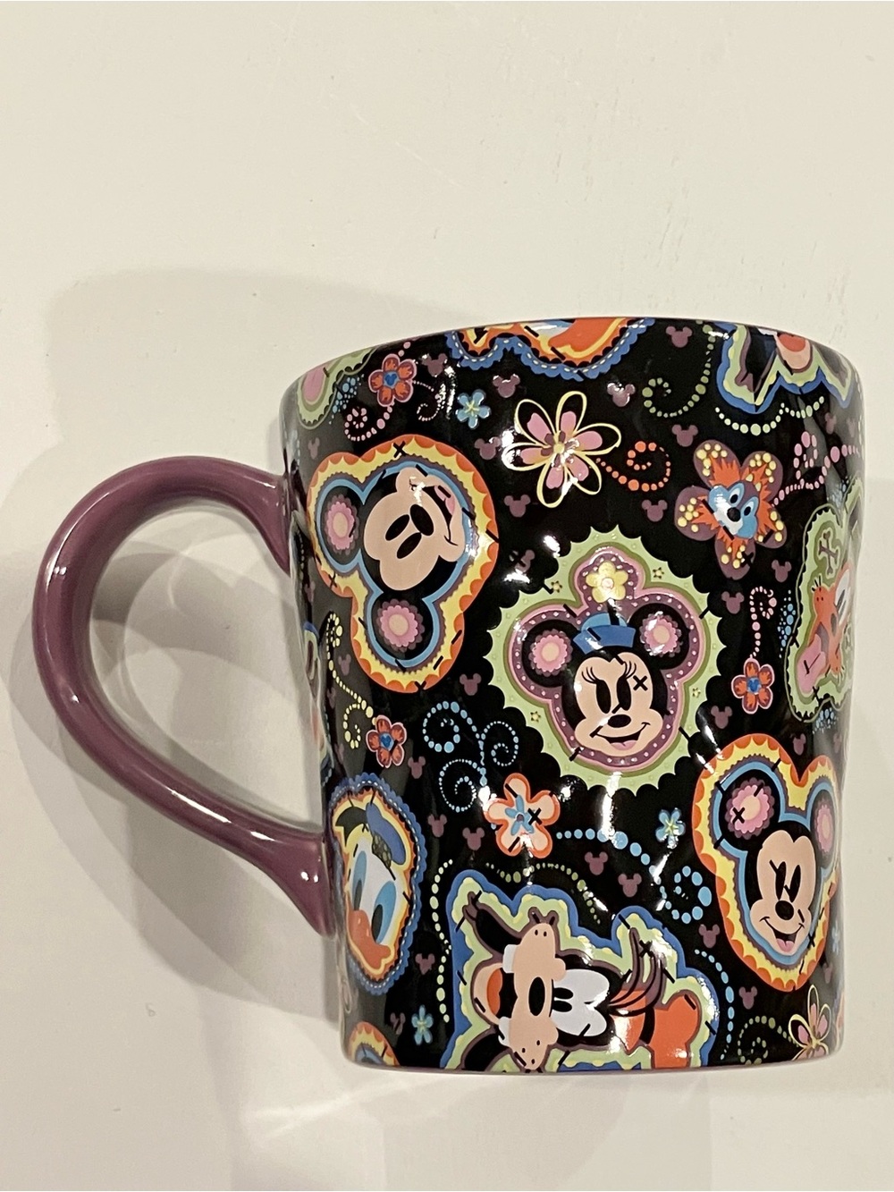 Disney | Mug Purple & Black with Multicolor Disney Character Faces - Picture 3 of 7